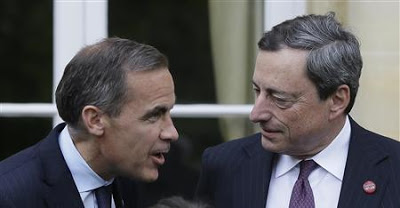 Draghi del BCE dice que no hay ninguna llamada de los bancos centrales del G-7